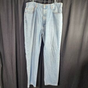 VTG Levi Strauss 550 Relaxed Fit Light Wash Denim Jeans Mens W40 L32